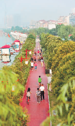 滨河绿道全线贯通